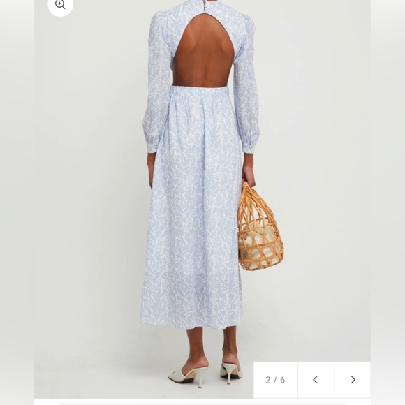 o.p.t Kimia Open Back Dress* - Picture 2 of 6